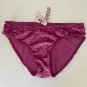 NWT 🌸 Victoria’s Secret VS Velvet Bikini Panties • S Small